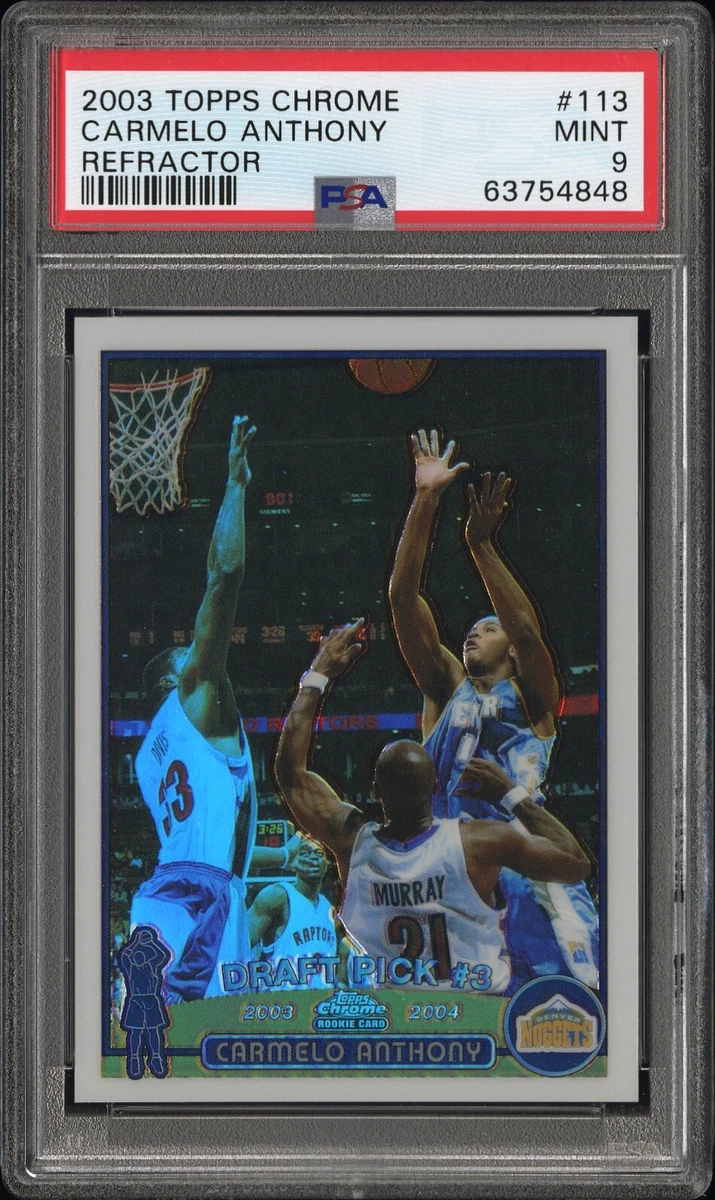 Topps Carmelo Anthony Basketball Rookie Sports Trading Cards for