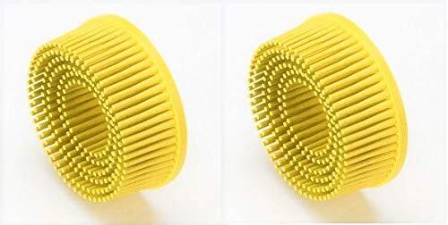 3M 7525 Scotch-Brite Roloc Bristle Disc Yellow 2