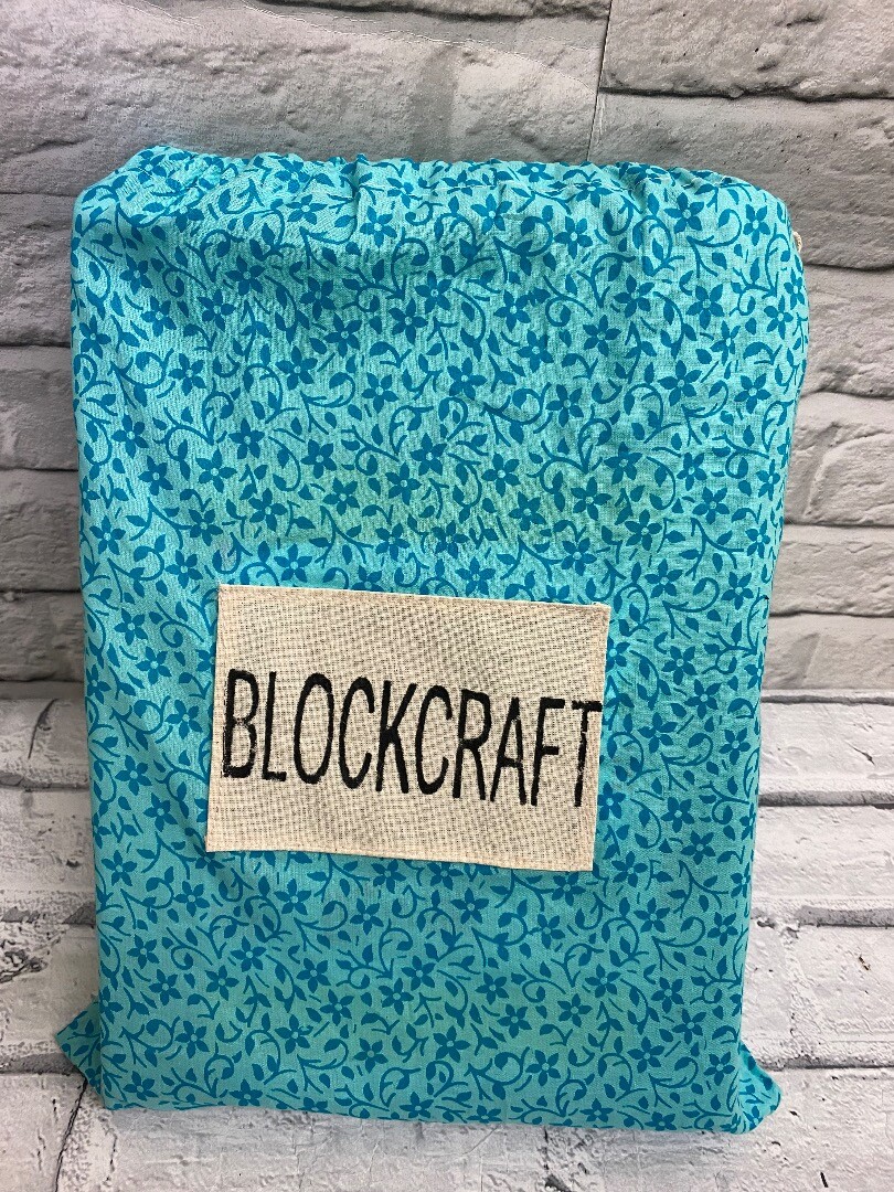 BLOCK CRAFT printing kit BNIB indian printing blocks/paint canvas bag
