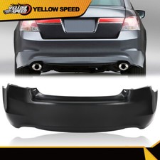 Fit For 2008-2012 Honda Accord V6 Sedan Dual Exhaust Rear Bumper Cover