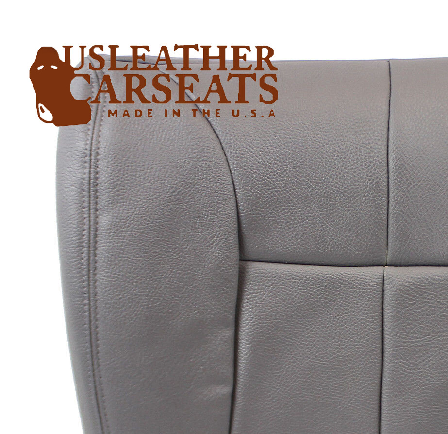 US Auto Nation Driver Side Lower Seat Cover For Dodge Ram 1998-2002 – Mist Gray Ultra Leather, Regular/Crew Cab