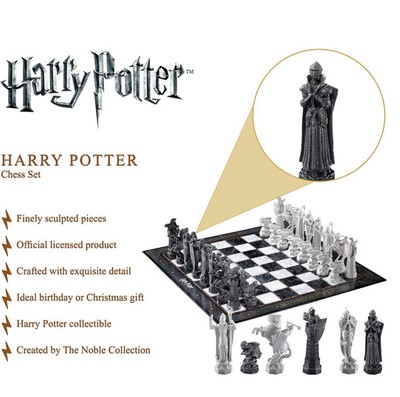 Harry Potter Wizard Chess Set Final Challenge Movie Licenced Noble Collection
