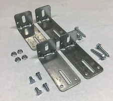 4 Jamb Bracket J-11 Garage Door w/ Lag & Track Bolt Overhead Replace Hardware#11