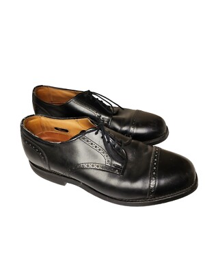 Allen Edmonds Leather Cap Toe Port Washington Oxford Dress  display picture 3