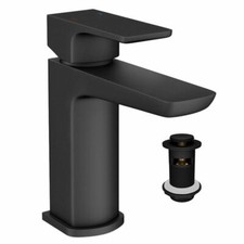 Designer Matt Black Bath Filler Taps Basin Mixer Shower Mixer Wall Mounted