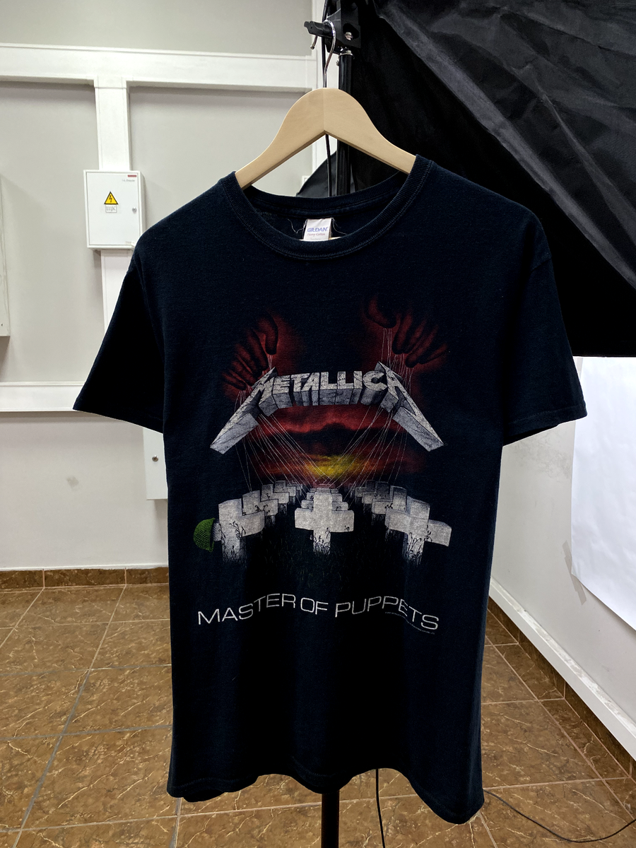 💀 Vintage Metallica Master Of Puppets Rock Band t-shirt 2007 size