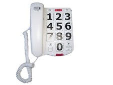 Big Button Corded Phone Amplified Hearing Impaired FC-1507