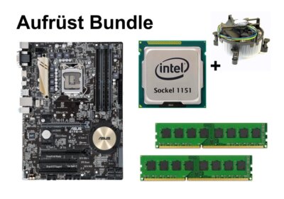 Aufrüst Bundle - ASUS Z170-K + Intel Core i3-6300 + 16GB RAM #139861
