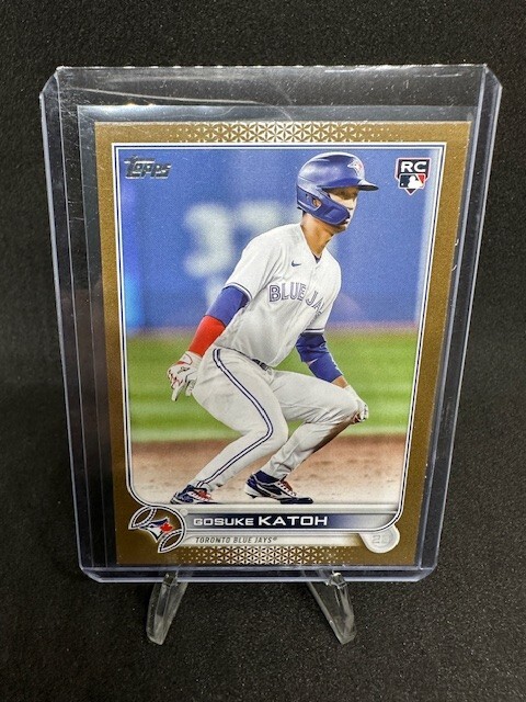 2022 Topps Update #US41 Gosuke Katoh Gold Rookie RC /2022 Toronto Blue Jays