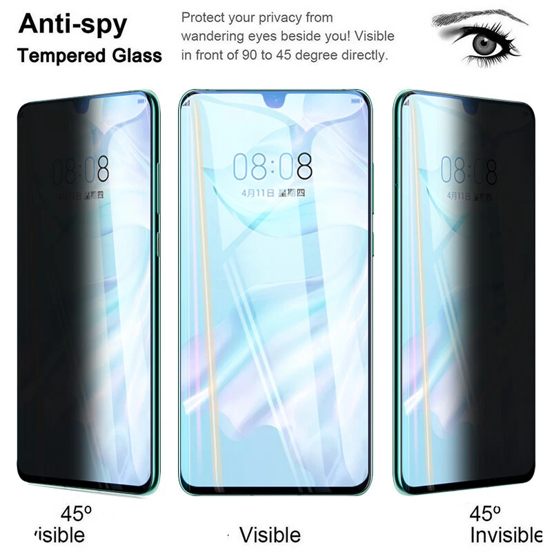 For Huawei Mate60 P60 P50 Pro Privacy Screen Protector Full Tempered Glass Cover - Image 2 of 4