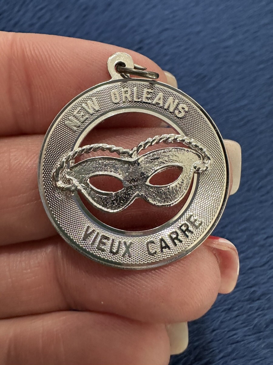 TC Signed Sterling Silver 925 New Orleans Vieux Carre Charm, 1.25” View 5