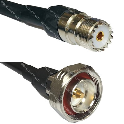 #ad MY400 SO239 UHF Female to DIN 7 16 MALE Coaxial RF Cable USA Ship Lot $342.99