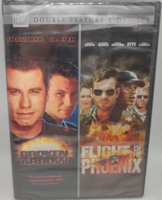 Broken Arrow/Flight of the Phoenix (2-DVD) Travolta,Slater,Quaid NEW dbl feature