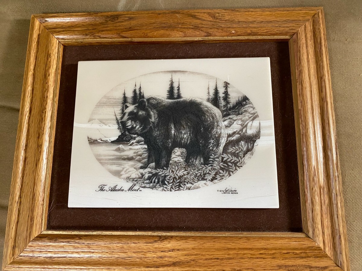 The Alaska Mint, Bill Devine, 1979 Bear Etching - Print | eBay