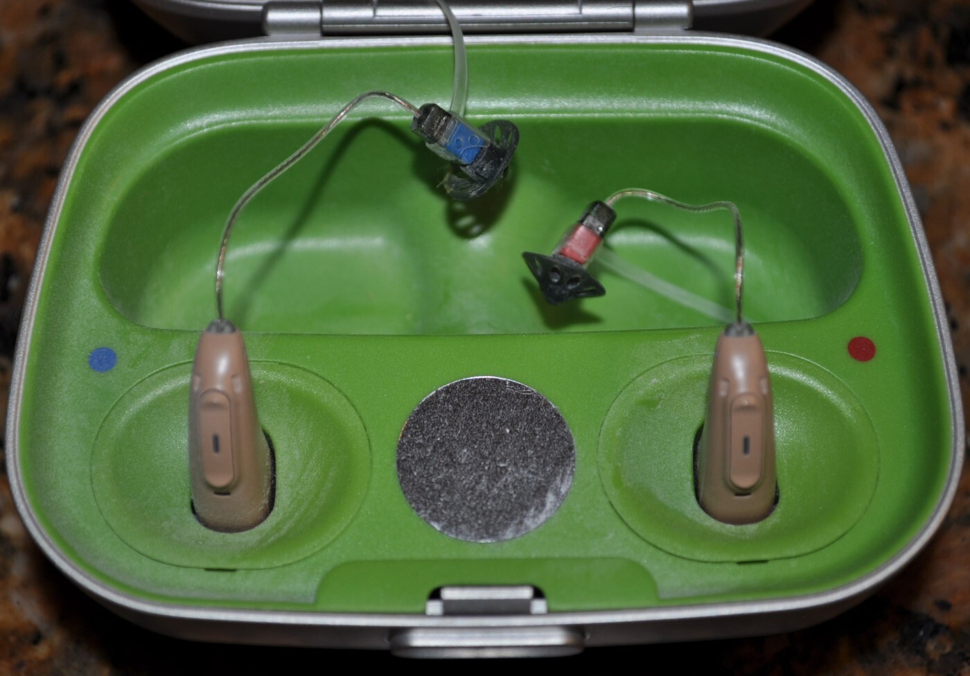 phonak rechargeable hearing aids in case eBay