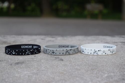 CEMENT PRINT WRISTBANDS PAINT SPLATTER DESIGN WRISTBAND  BUY 2 GET 1 FREE - Picture 1 of 13