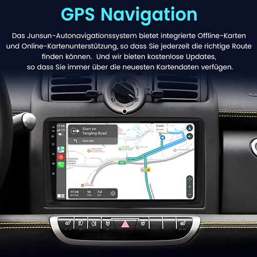 Carplay 64G Android Autoradio Für Benz Smart Fortwo 451 05-2010 GPS Navi WiFi BT - Bild 6 von 13