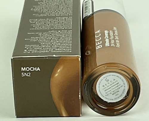 Becca Ultimate Coverage 24 Hour Foundation Mocha 5N2 1.0 Fl Oz. New in Box - Picture 6 of 6