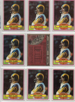 1980 TOPPS  43 KEN CLARK RAMS 