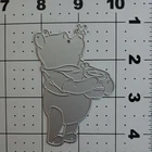 Universal Thin Metal Die Cut Tool Emboss Disney Winnie Pooh honey pot bee bear