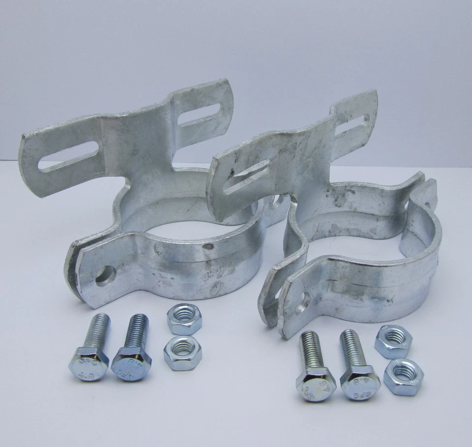 ★ 2 x Rohrschelle R107 Schilderbefestigung 60 mm Schilderschelle Schilderhalter