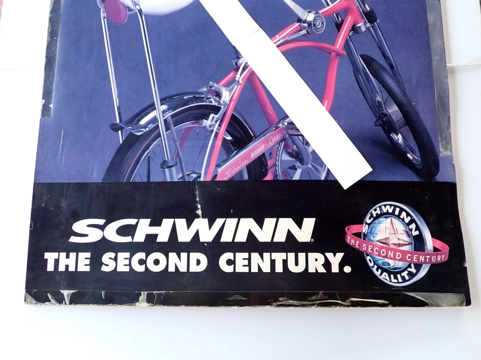 Muy Raro 1991 Schwinn Orange Krate "Summer Of Love" Publicidad Tienda Letrero! ! Foto 4 de 4