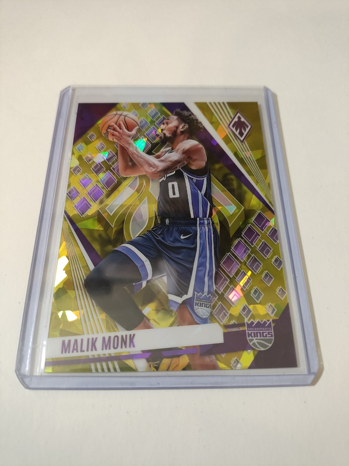 2023-24 Panini Phoenix - Malik Monk #38 Yellow Ice Phoenix /175