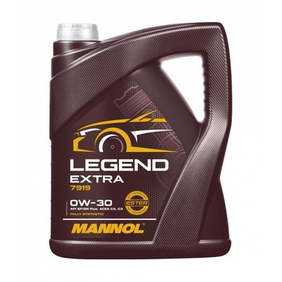 5 Liter MANNOL Legend Extra 7919 0W-30 Motoröl Engine Oil API SN ACEA C3