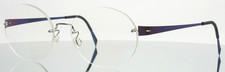 LINDBERG Spirit Titanium 2239 127 Silver Violet Blue Womens Eyeglasses 52-16-130
