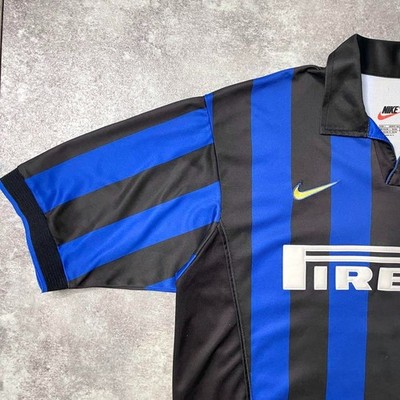Roberto Baggio Inter Milan 1998-1999 Nike Home Jersey #10 Size L F