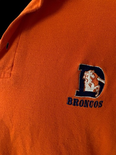 VINTAGE STARTER DENVER BRONCOS POLO SHIRT XL EXTRA LARGE EXCELLENT CONDITION - Picture 7 of 8