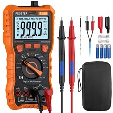 Proster Digital Multimeter 6000 Count - TRMS Voltmeter Multimetro Digital Aut...