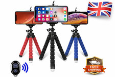 Phone Tripod Stand Flexible Octopus Mobile Camera Holder Mini Tripod UK