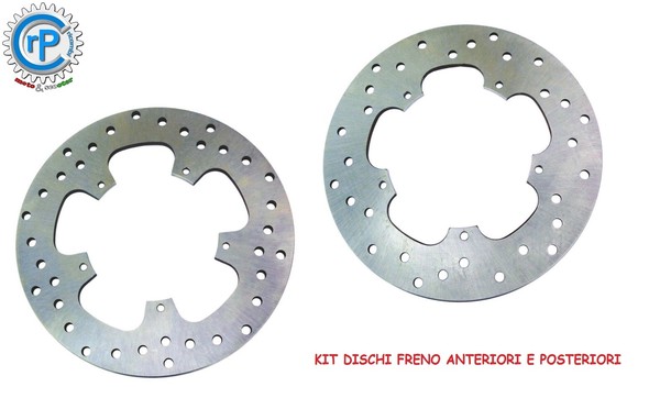 Satz Bremsscheiben Vorne UND Hinten Piaggio X9 Evolution ABS 500 2006 2007-image