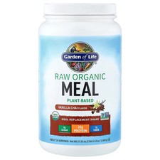 RAW Organic Meal Replacement Shake, Vanilla Chai, 2 lbs 5.53 oz 1,064 g