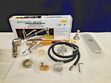 Kingston Brass KB3898BL Pull-Out Sprayer Kitchen Faucet, Brushed Nickel READ 