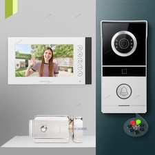 HOMSECUR 7" Video Door Phone Intercom Doorbell RFID Keyfobs HD Camera