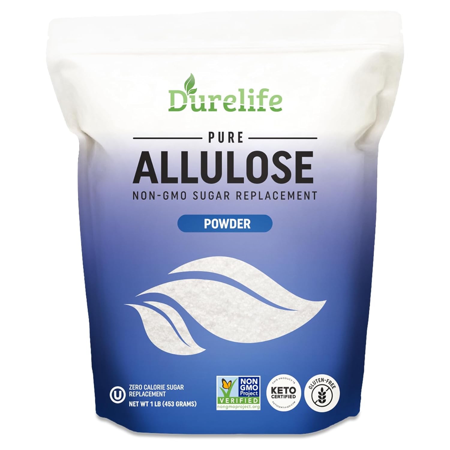 Durelife Allulose sweetener, 1 lb 100% Pure No 16 Ounce (Pack of 1) 