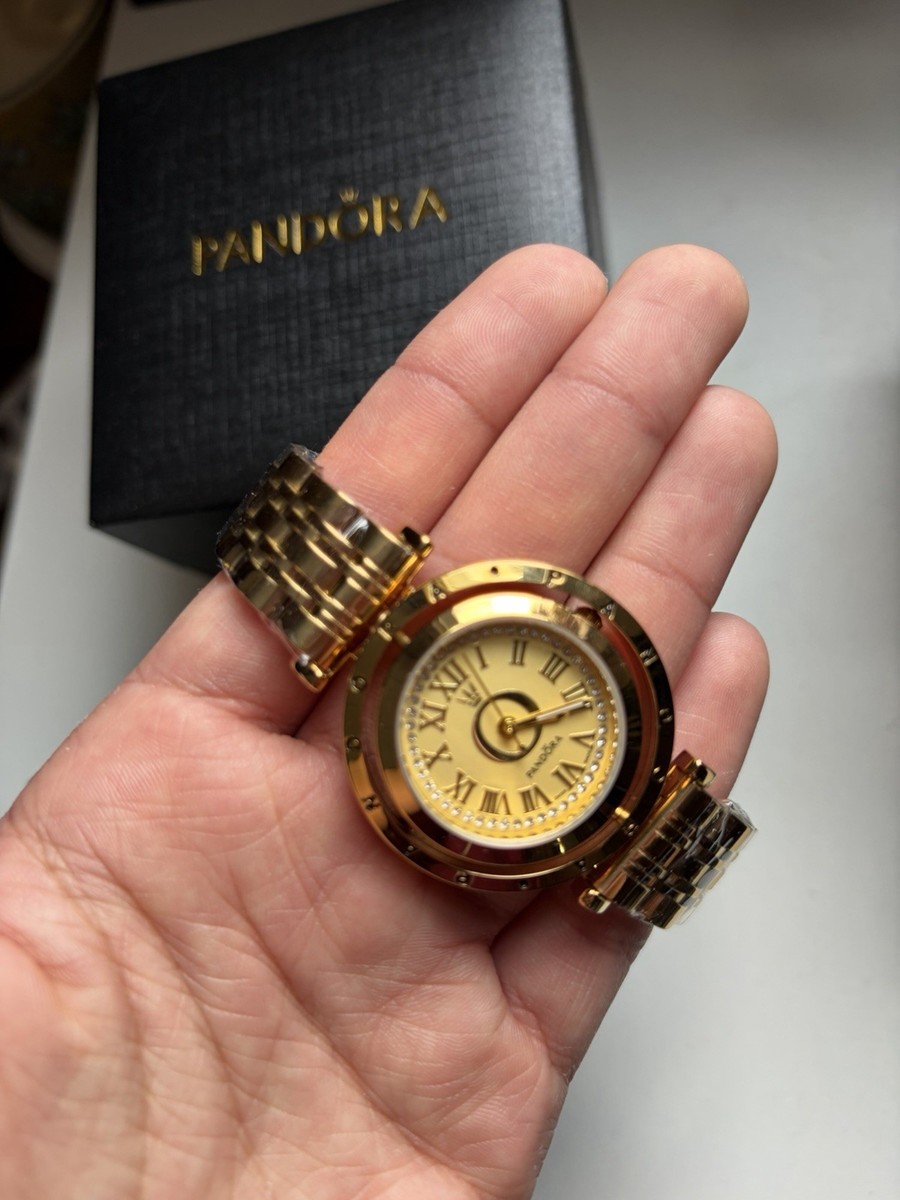 Pandora Gold-tone Bracelet Watch with Gold Dial Luxury Pandora Gold-tone Watch Stainless Steel | eBay main image 4