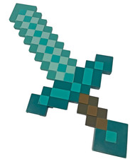 Minecraft Diamond Sword Hard Plastic Cosplay 2020 Disguise Mojang Synergies Used