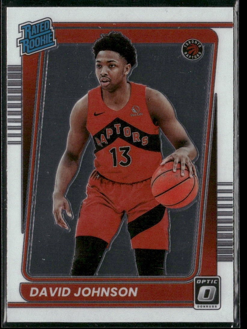 2021-22 Panini Donruss Optic - Rated Rookie David Johnson #193 (RC)