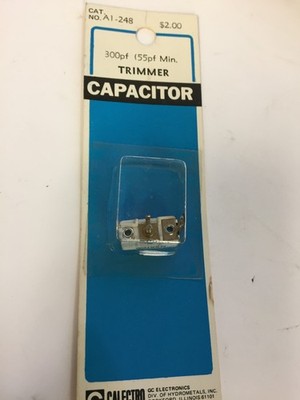A1-248 CALECTRO   GC ELECTRONICS 300PF TRIMMER CAPACITOR 1  PCS NOS