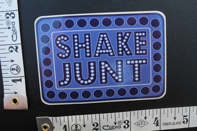 Shake Junt Skateboard Griptape Blue Original Z88b Vintage Skateboarding STICKER