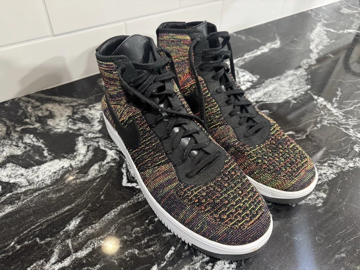 Nike Air Force 1 High Flyknit Multicolor Black Shoes - Men’s US 11 - 817420-601 Air Force 1 Ultra Flyknit Mid  main image 4