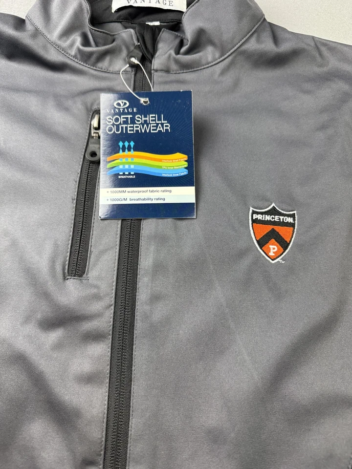 Princeton Jacket Womens Medium Vantage Soft Shell Waterproof NCAA Outwear - Image 3 of 4