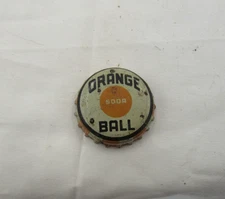 Ml2 - 1950's Orange Ball General Bottling Co Springfield Mass Soda bottle cap