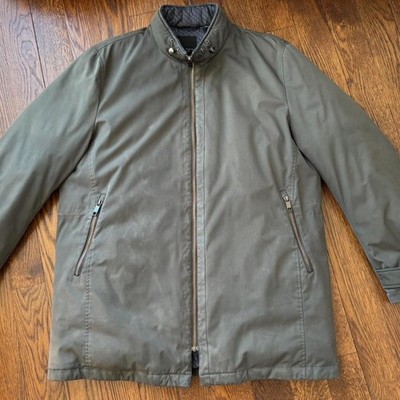 Used Men's Ted Baker London Green Heavy Duty Winter Coat Size 2XL/ UK 6
