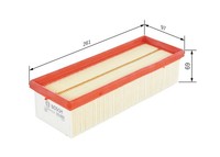 Bosch Luftfilter F 026 400 323 Filtereinsatz FüR Logan Dacia Sandero Duster MCV