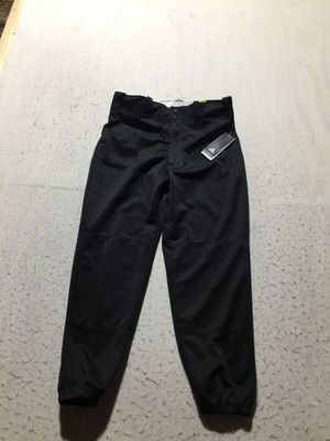 NEW Adidas Triple Stripe Aeroready Baseball Pant Boys XL Black Elastic Relaxed