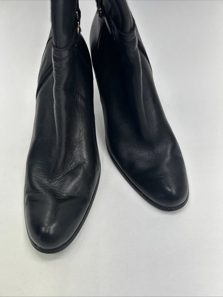 Naturalizer Mujer Botas Negras Sobre la Rodilla 11 Medianas 3" Tacón Foto 3 de 4